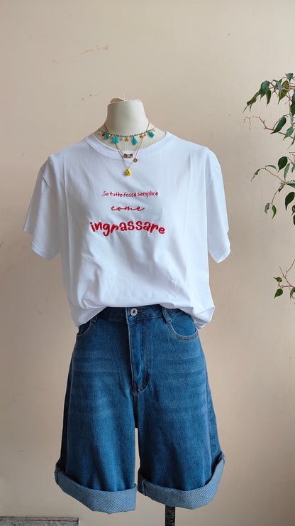 T-shirt Semplice come ingrassare