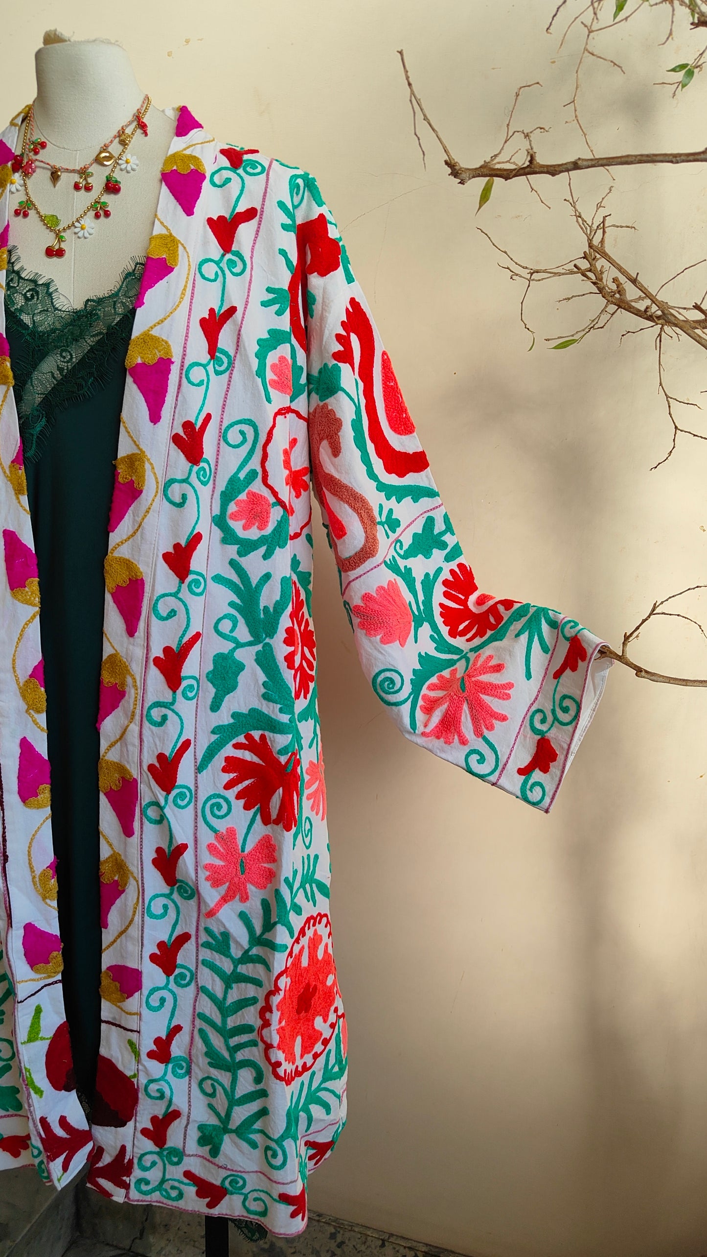 Kimono Statement Ricamato