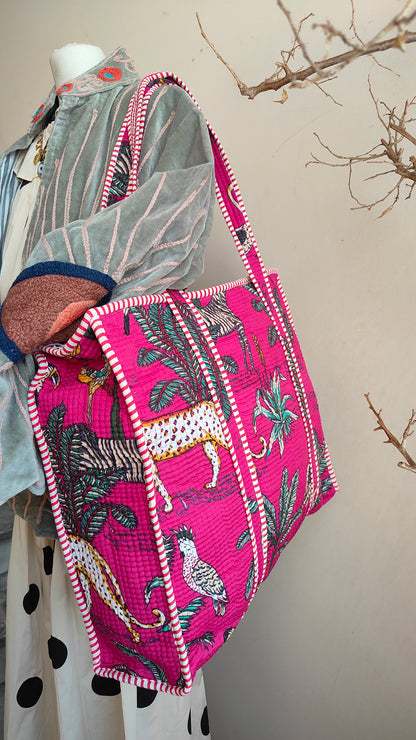 Borsa Trapuntata in Cotone – Maxi