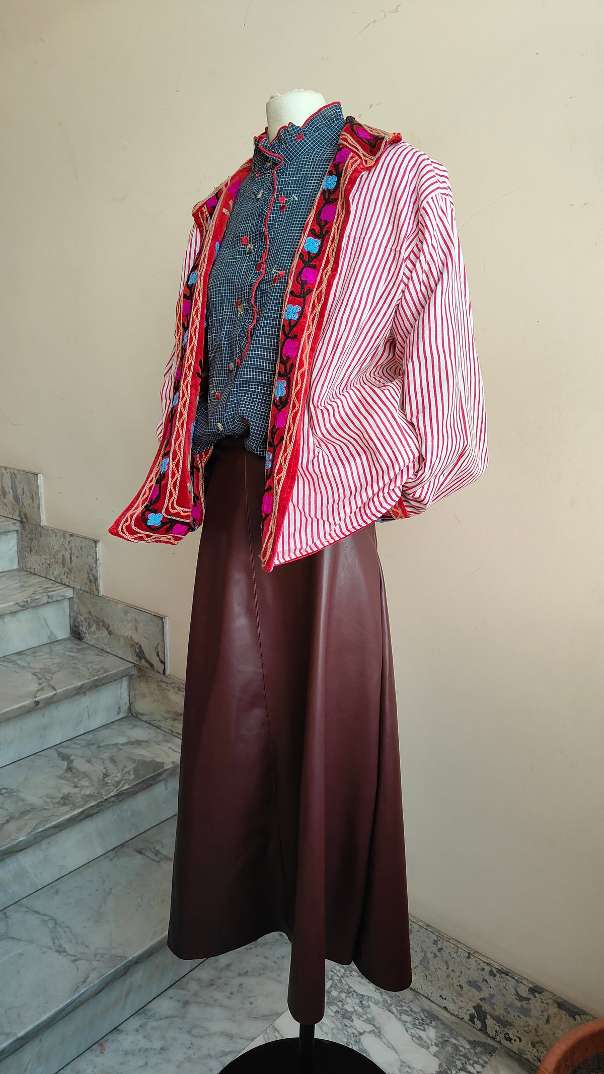 Giacca Boho con Tasche Laterali