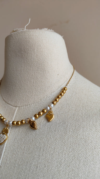 Collana Cuore Botanico