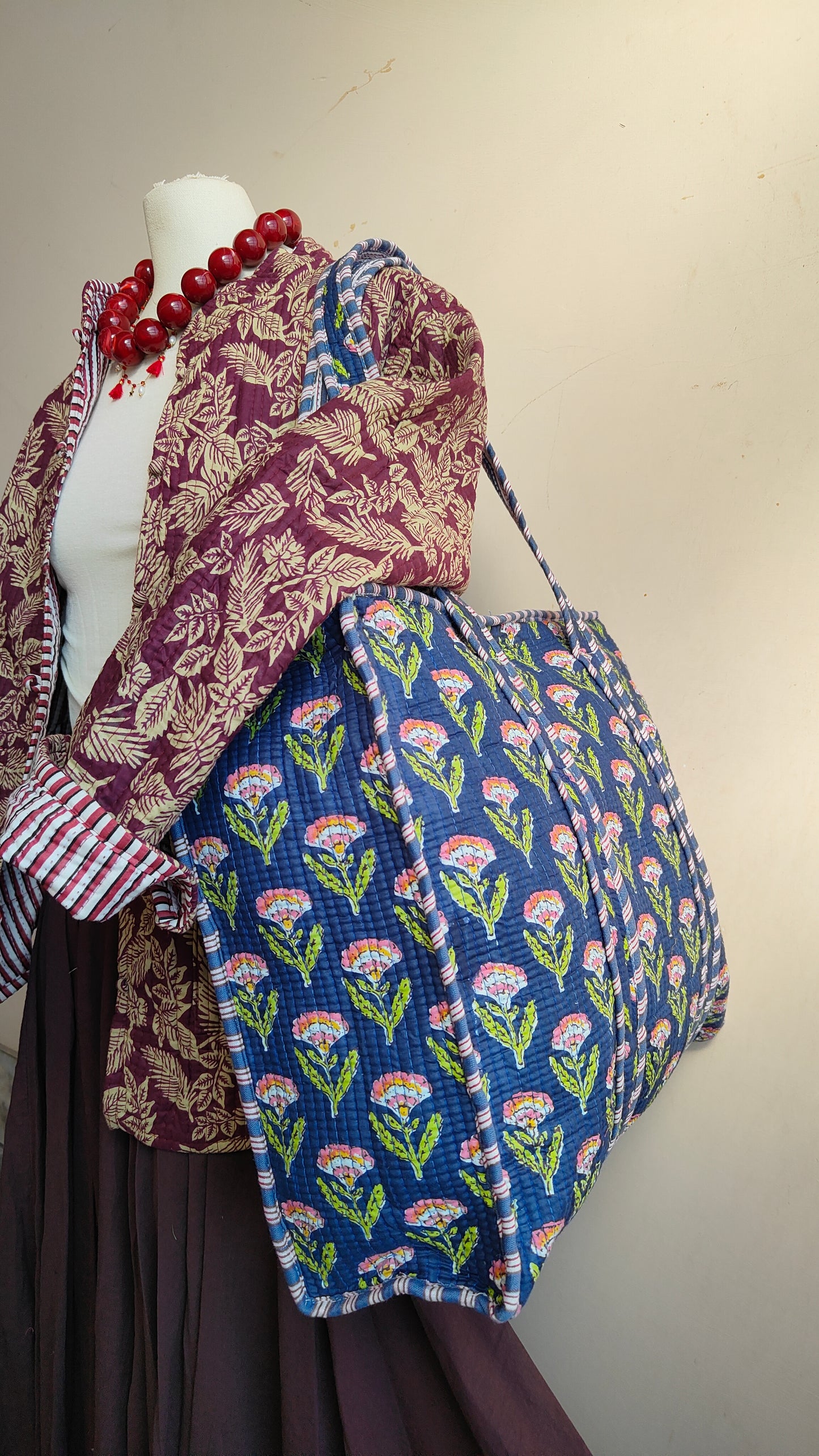 Borsa Trapuntata in Cotone – Maxi