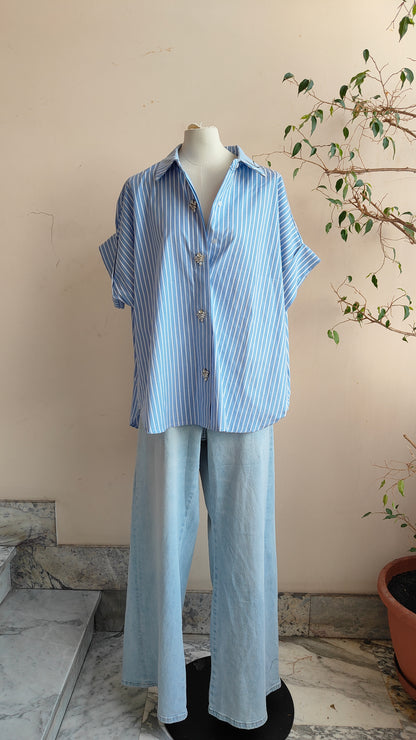 Camicia bottoni gioiello