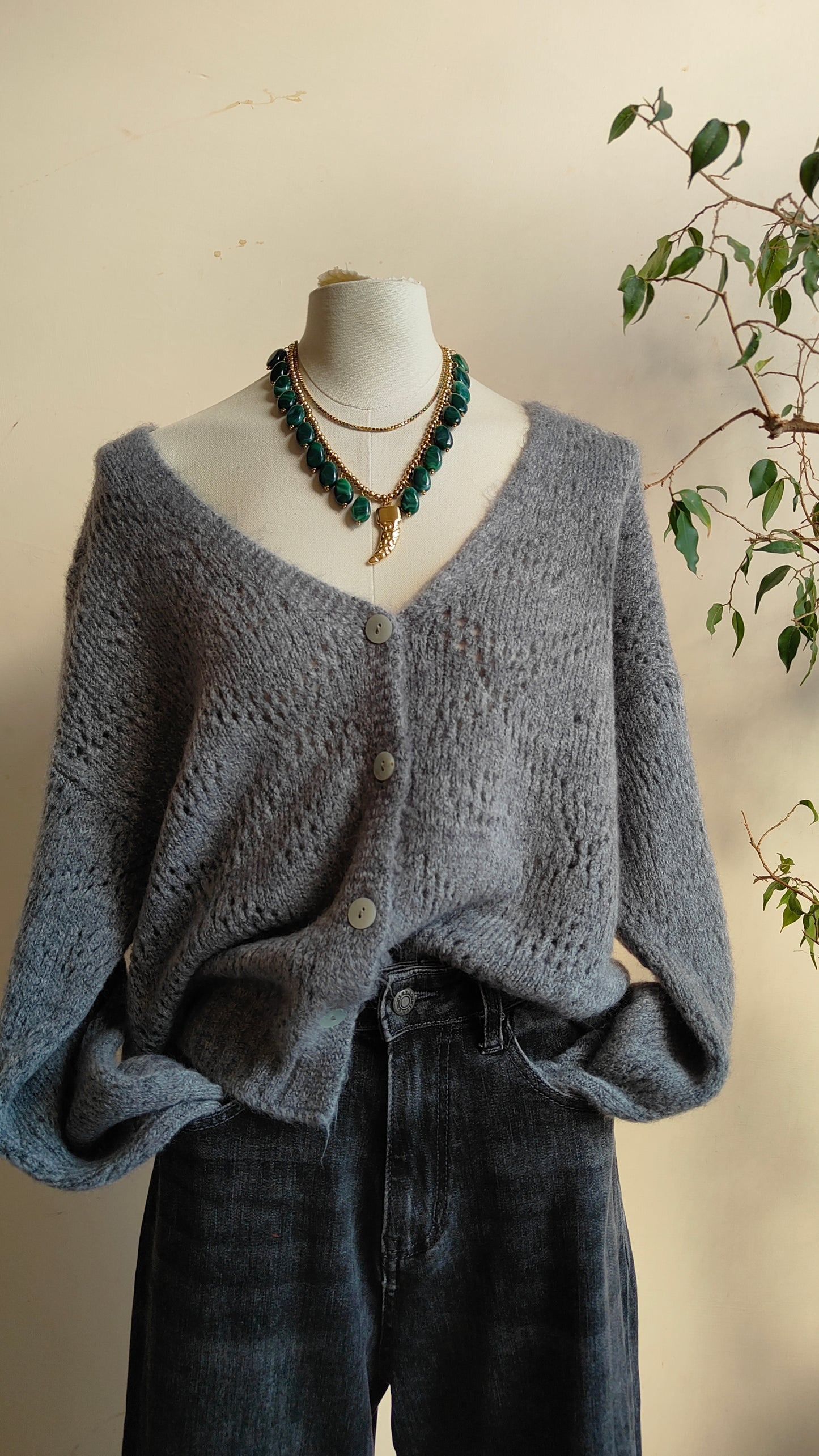 Cardigan Crème