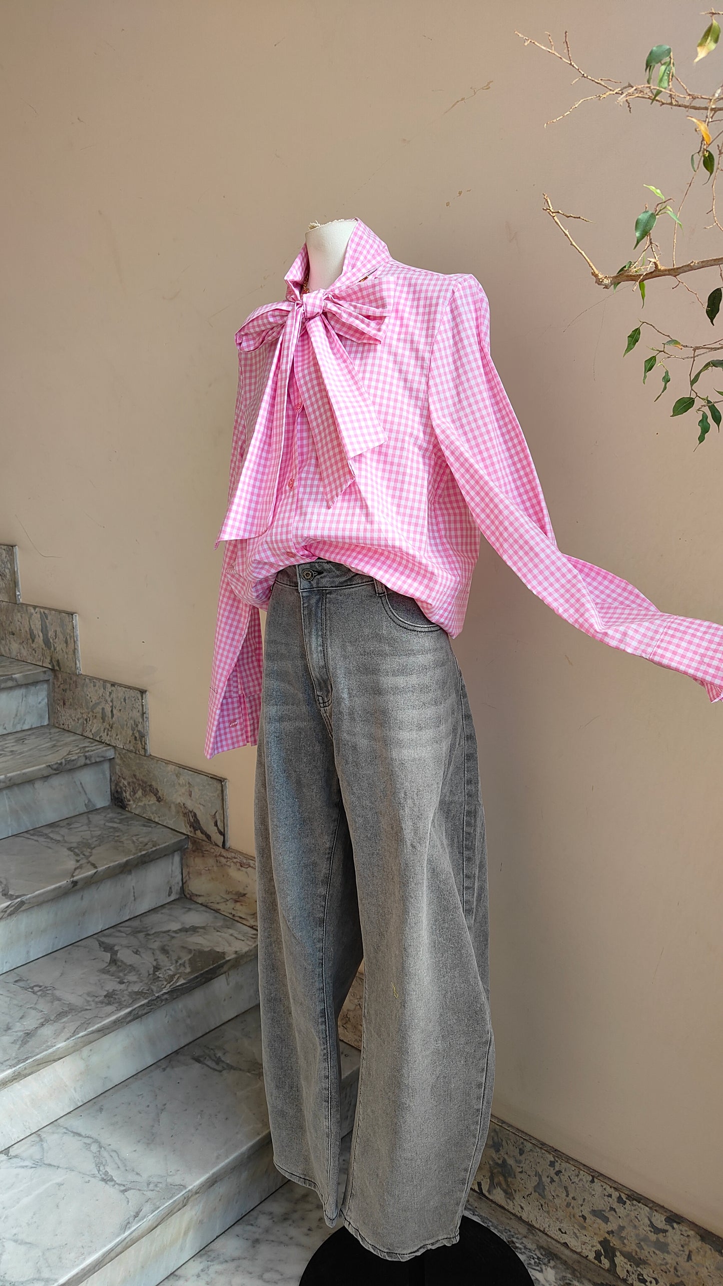 Camicia Fiocco Vichy