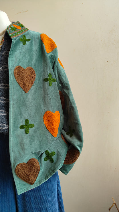 Giacca Boho con Tasche Laterali