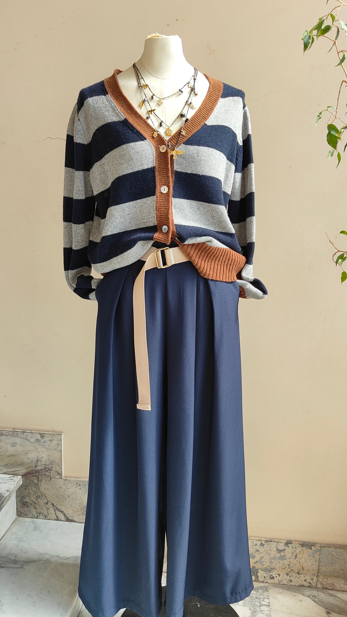 Cardigan Riviera a righe