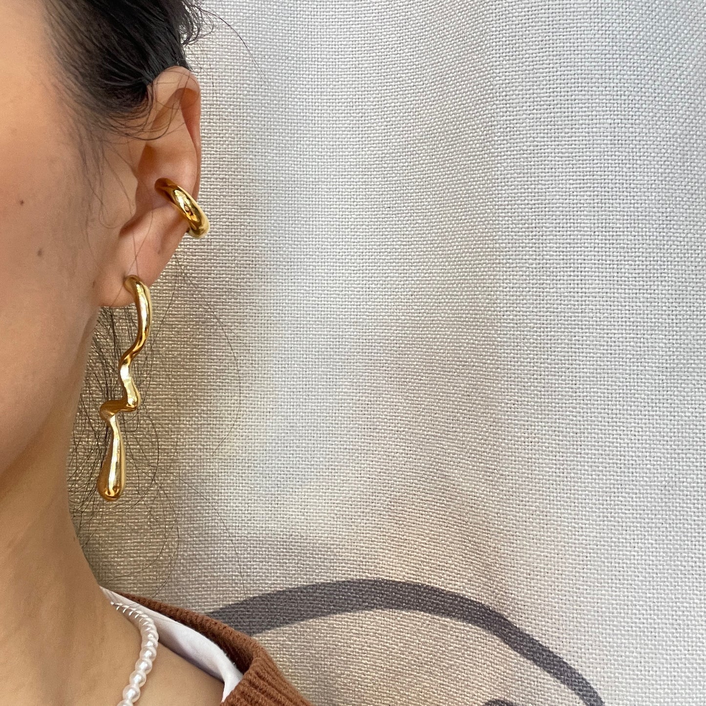 Earcuff bombato piccolo