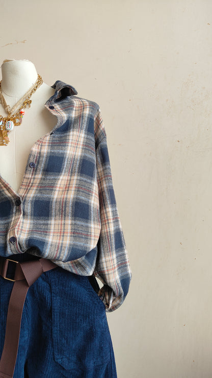 CAMICIA CHECK OVERSIZE
