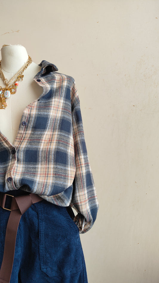 CAMICIA CHECK OVERSIZE