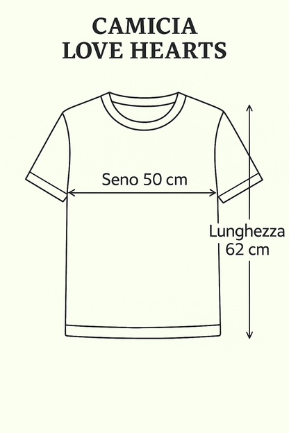 T-shirt Love Hearts