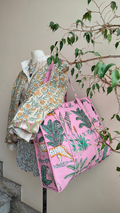Borsa Trapuntata in Cotone – Maxi
