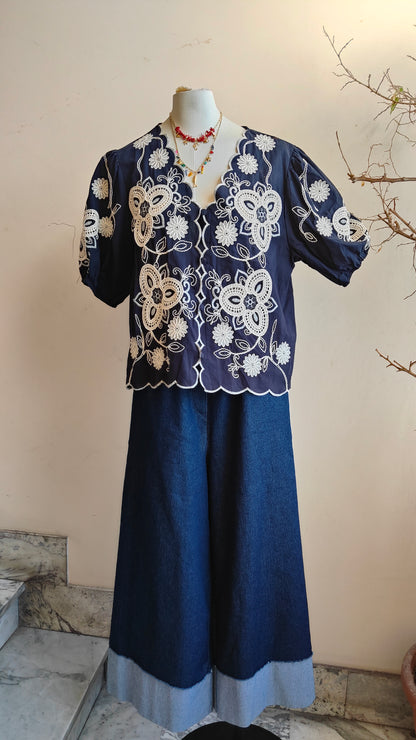 Blusa Ricamo Fleur