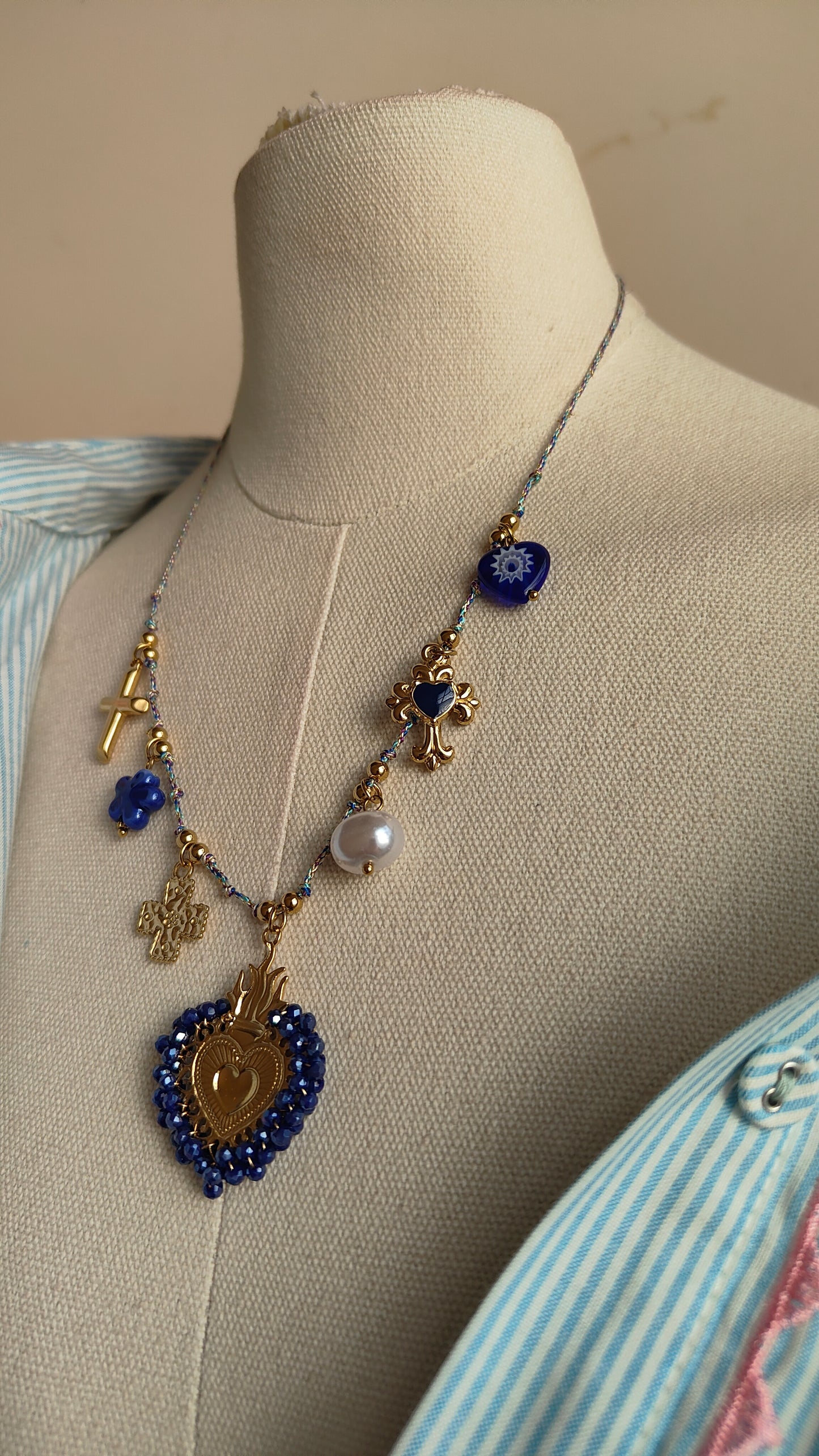 Collane Amuleto Blu