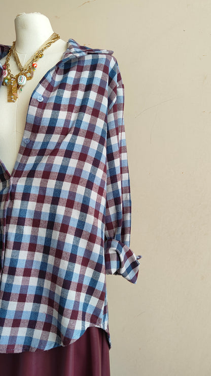 CAMICIA CHECK OVERSIZE