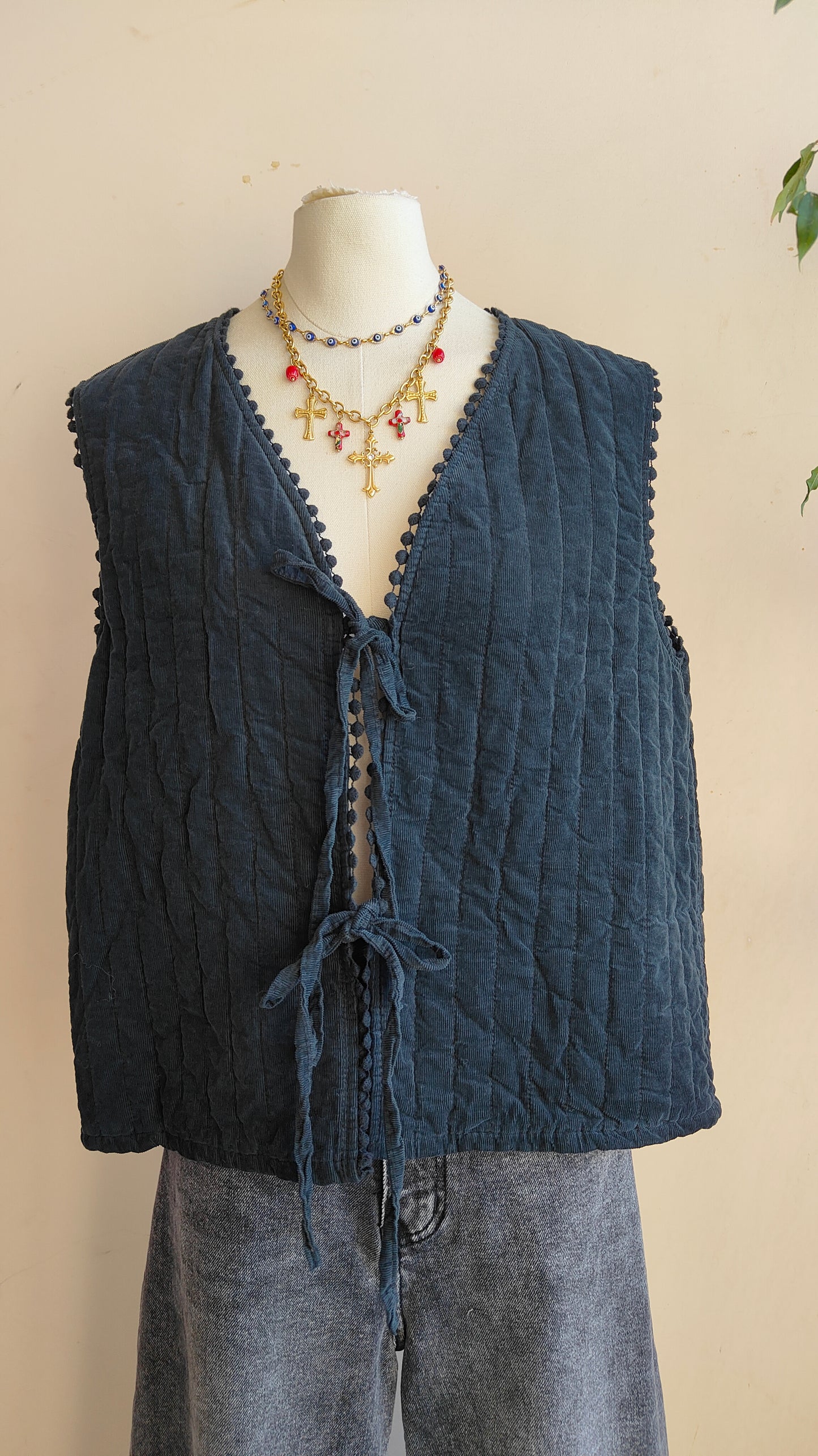 Gilet Trapuntato in Cotone