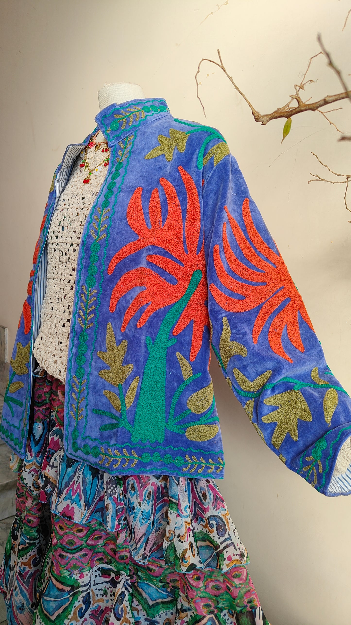 Giacca Boho Reversibile