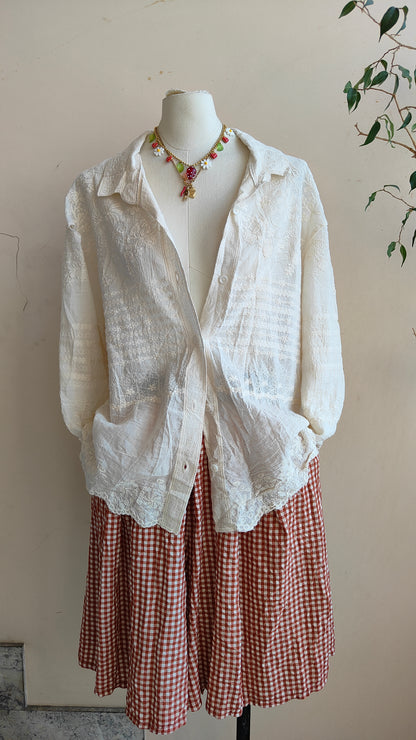 Gonna Pantalone Vichy Romance
