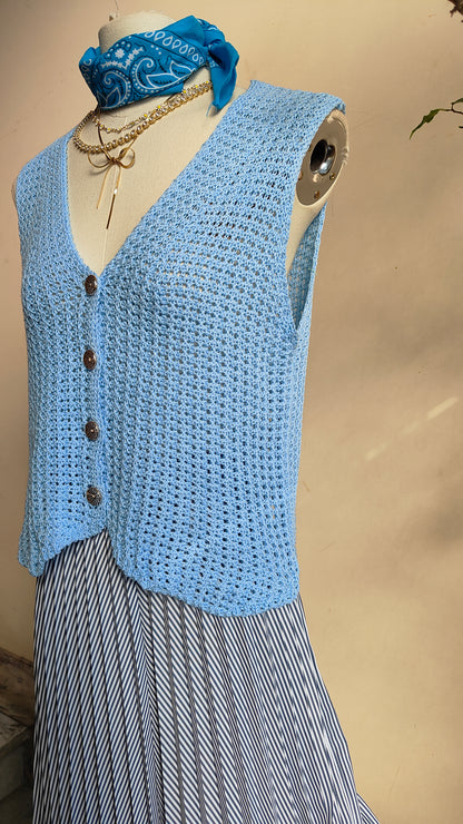 Gilet maglia grosso