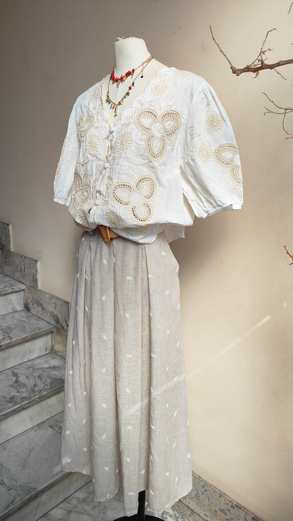 Blusa Ricamo Fleur