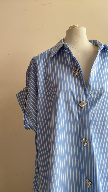 Camicia bottoni gioiello