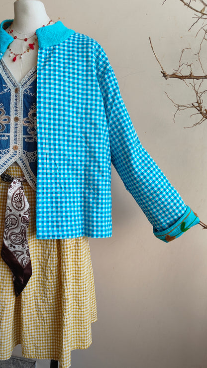Giacca Boho tasche Canapa