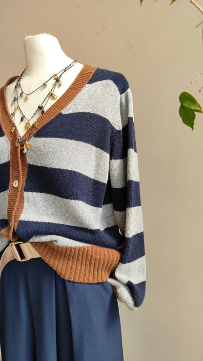 Cardigan Riviera a righe