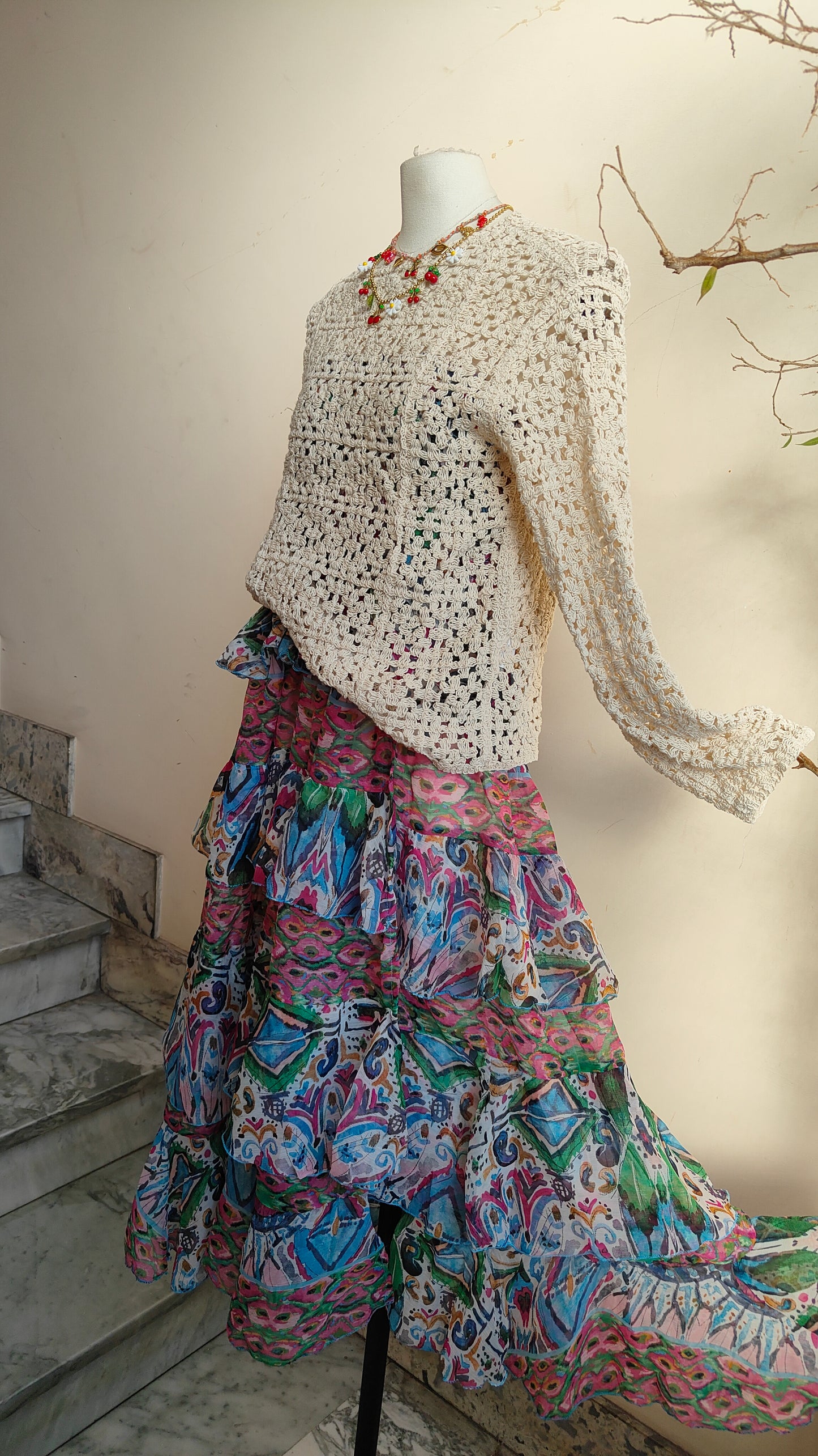 Abito Ikat Seta