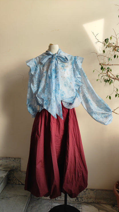 Blusa Nuvola Celeste