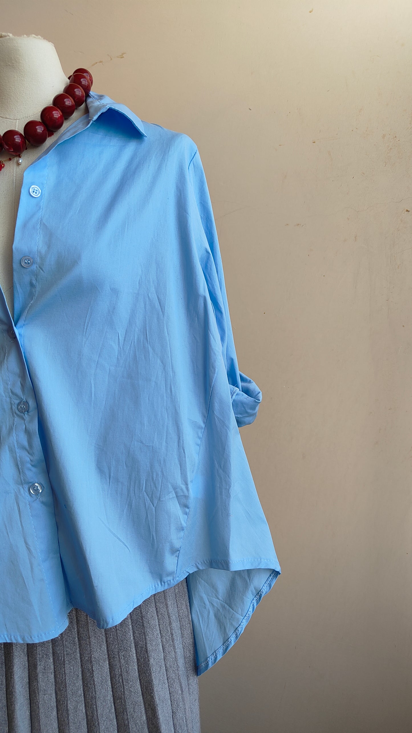 Camicia tinta unita