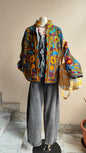 Giacca Boho con Tasche Laterali