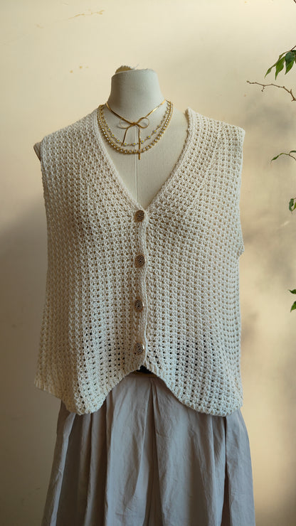 Gilet maglia grosso