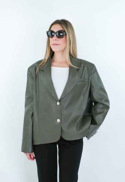 Blazer ecopelle