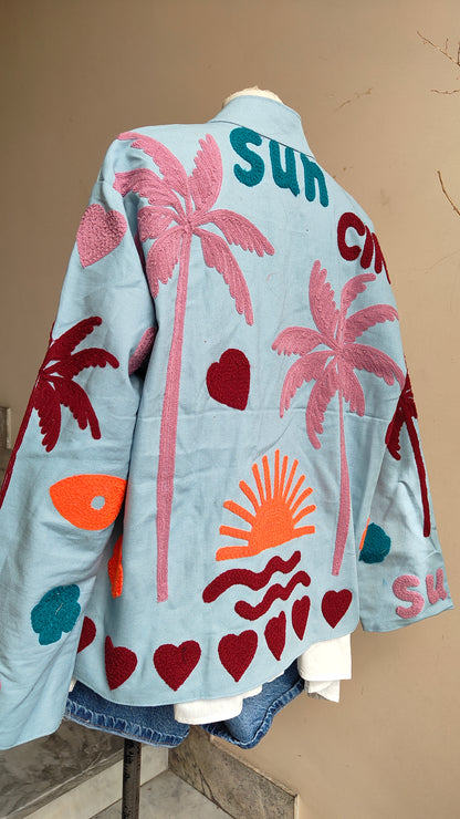 Giacca Boho Denim
