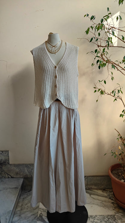 Gilet maglia grosso