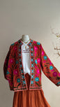 Giacca Boho con Tasche Laterali
