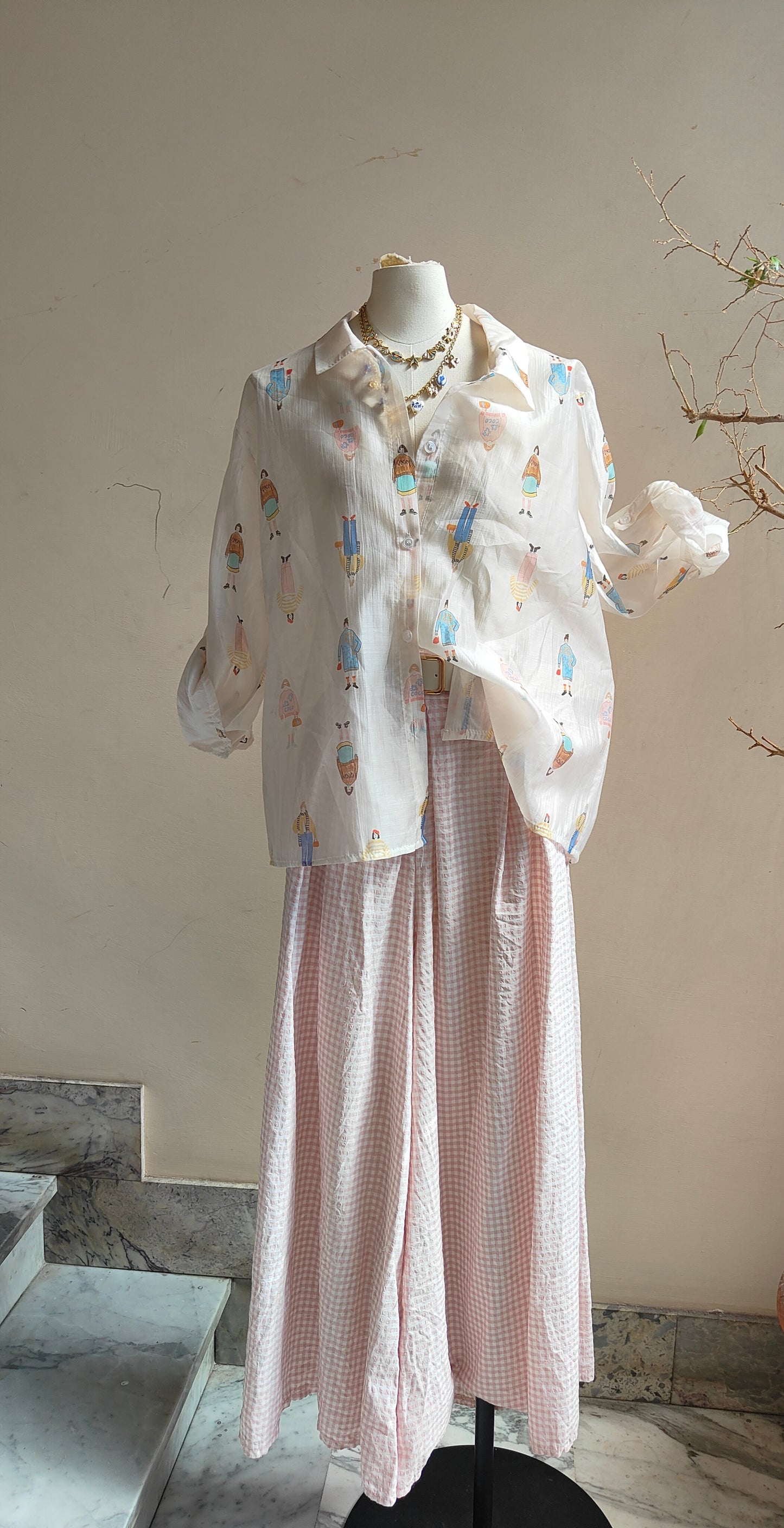 Gonna Pantalone Gingham