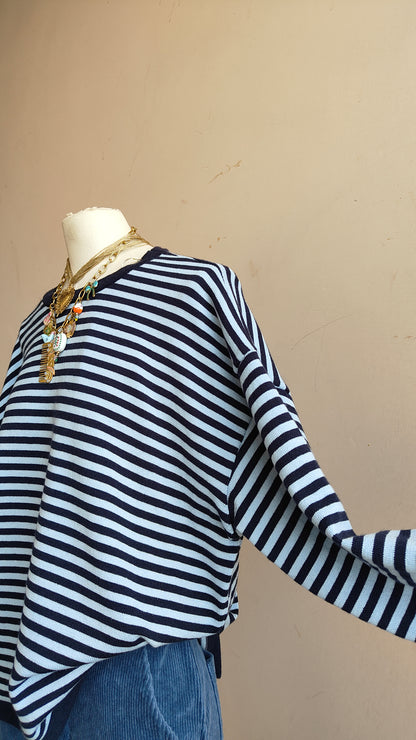 Maglia Over a Righe