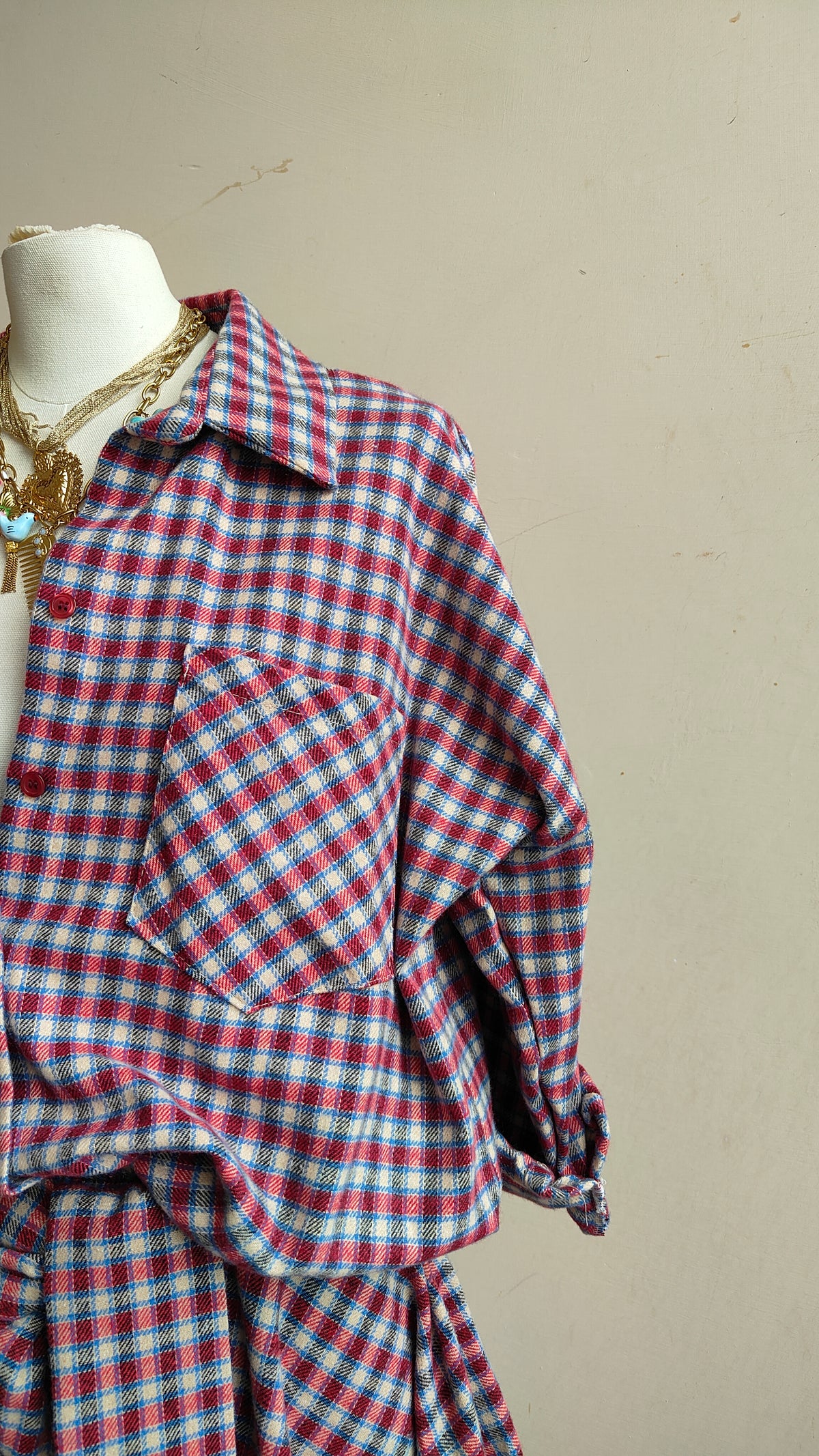 COMPLETO CHECK – CAMICIA & GONNA ASIMMETRICA