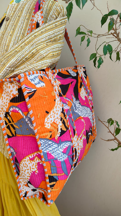 Borsa Trapuntata in Cotone – Maxi