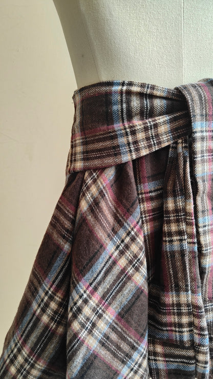 COMPLETO CHECK – CAMICIA & GONNA ASIMMETRICA