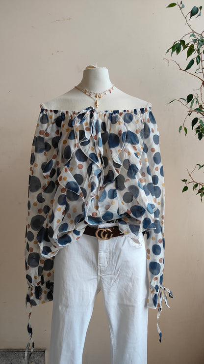 Blusa Capri Pois
