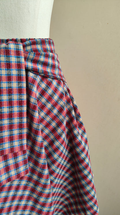 COMPLETO CHECK – CAMICIA & GONNA ASIMMETRICA