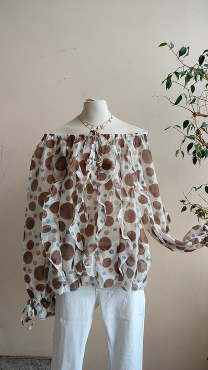 Blusa Capri Pois