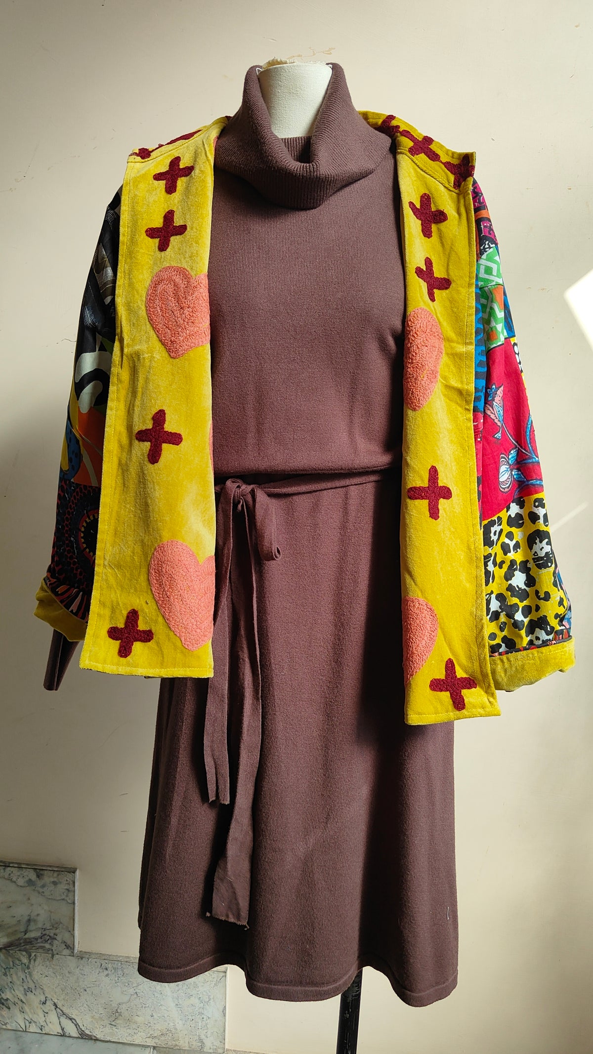 Giacca Boho con Tasche Laterali