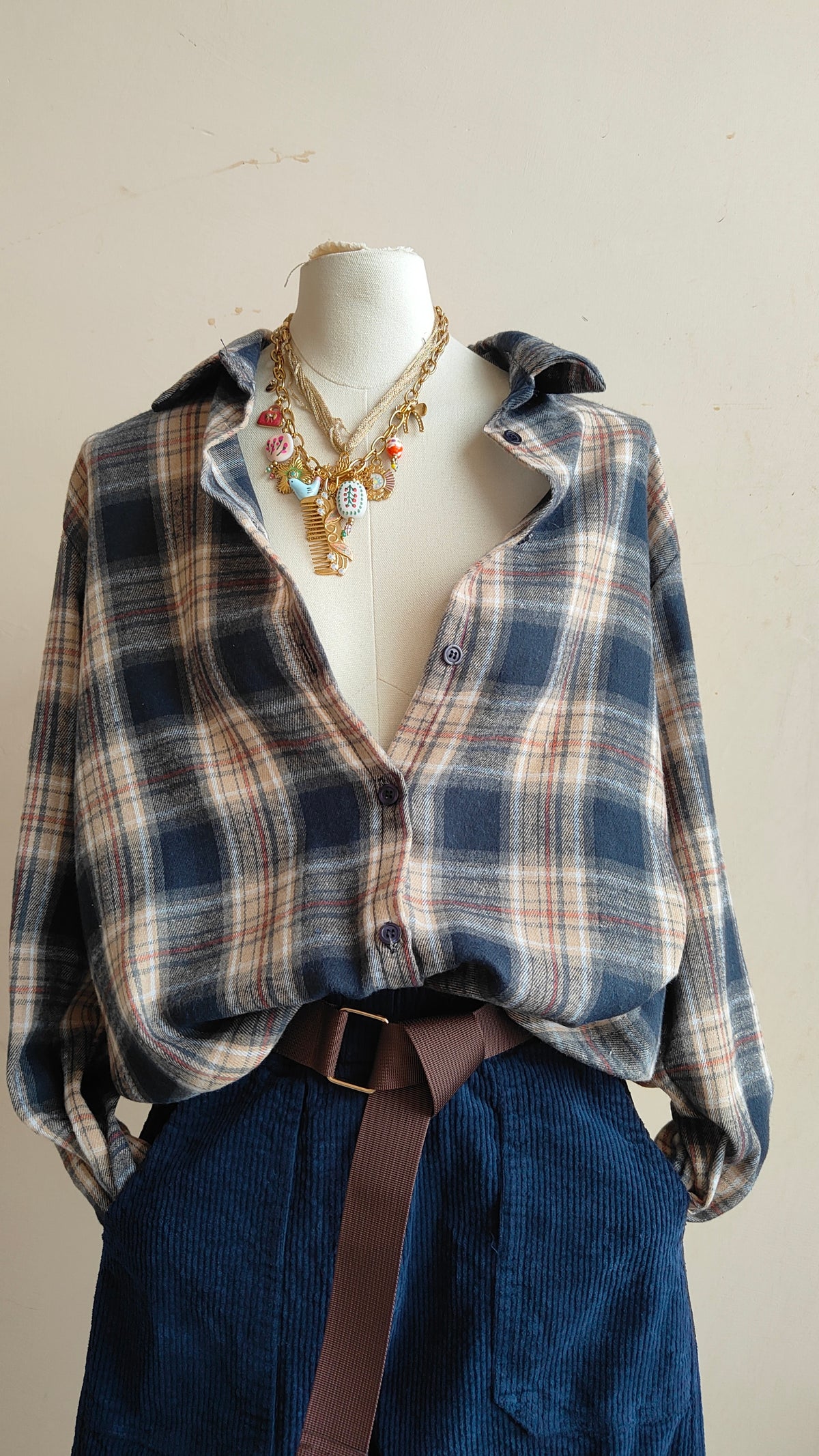 CAMICIA CHECK OVERSIZE