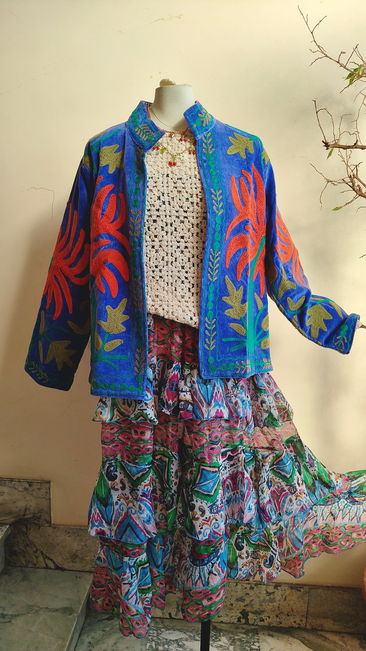 Giacca Boho Reversibile