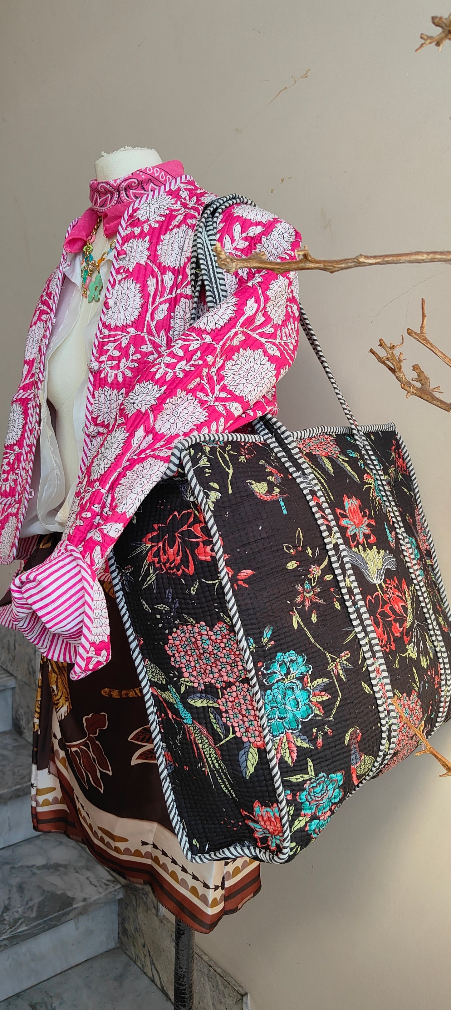 Borsa Trapuntata in Cotone – Maxi