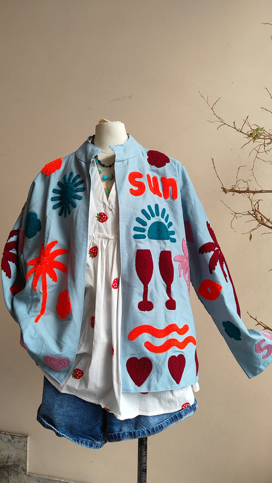 Giacca Boho Denim