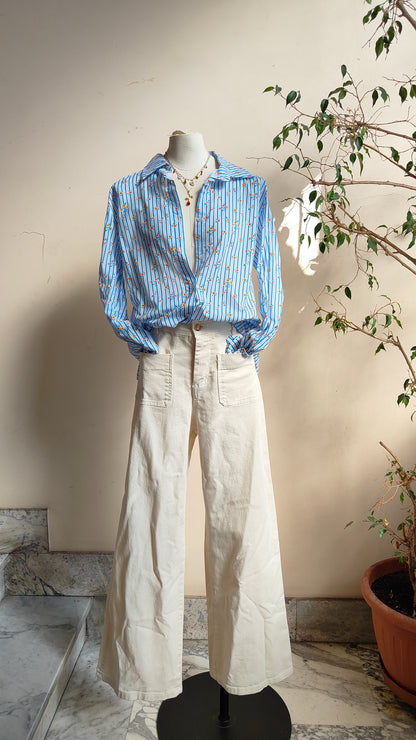 Jeans creamy
